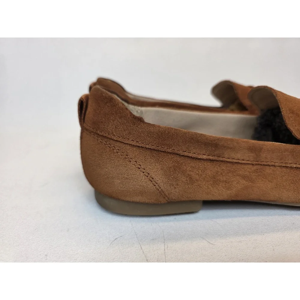 Womens Size 6.5 Franco Sarto Persia Suede Loafer Driving Shoes